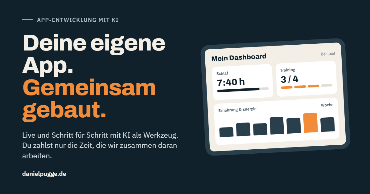 Deine eigene App – gemeinsam entwickelt