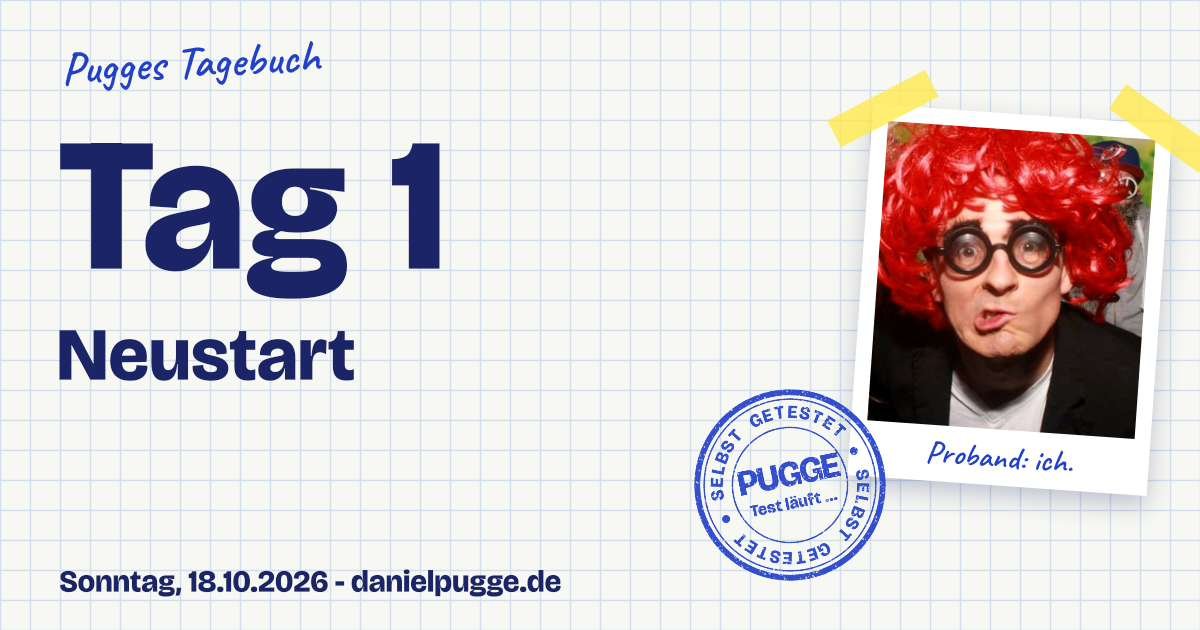 Tag 1: Ab heute schreibe ich jeden Tag
